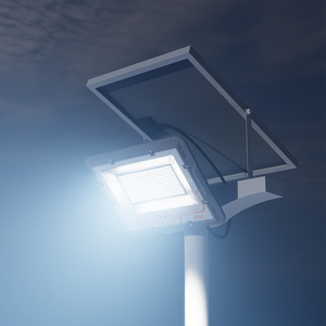 Illuminazione Esterna, Faro Solare 100w 200w 300w 500w 1000w a Risparmio Energetico con Facile Installazione, Lampada LED Solare - Product Image 2