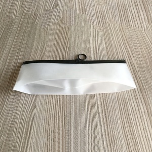 Bolsa de plástico con cierre de cremallera, accesorio de pvc mate, esmerilado, eva, transparente, con tirador redondo - Product Image 3