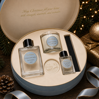 Coffret Cadeau de Parfum Personnalisé Noël Ambre Pin Frais Bergamote 100ml Homme Eau de Parfum Fabricant Emballage Marque Privée pour