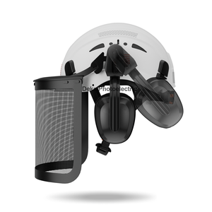 <span class=keywords><strong>Casco</strong></span> de Seguridad Industrial DEKE de Material ABS para Construcción, <span class=keywords><strong>Casco</strong></span> para <span class=keywords><strong>Motosierra</strong></span> con Orejeras y Protector Facial - Product Image 4