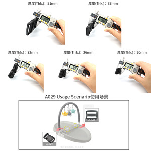 Baby <b>Changing</b> Pad Plastic Buckle Double Pull Fastener A029 20mm 26mm 32mm 37mm 51mm <b>Bag</b> Accessories - Product Image 3