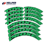 Autocollant de lettrage pour pneus YO TIRES PROXES, décoration de carrosserie, lettres en relief en PVC