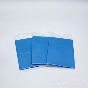 Sábana Desechable Impermeable Hongran Medical, Tela No Tejida Azul Estéril para Hospital, Salón de Belleza, 50x60, 80x150, 80x160 - Product Image 1