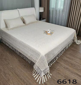 <span class=keywords><strong>Couvre</strong></span>-<span class=keywords><strong>lit</strong></span> en crochet artisanal, taille King Queen, dentelle blanche en coton, style vintage, fait main, élégant, <span class=keywords><strong>couvre</strong></span>-<span class=keywords><strong>lit</strong></span> rétro, literie rétro - Product Image 2