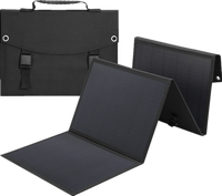 Panneau solaire usb lampe de poche, 100W 18V, avec sortie cc Type c/QC3.0, Charge pour Station électrique, Van, RV, route, Camping