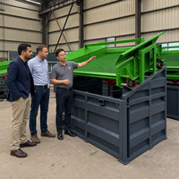 Crible vibrant à haute performance SL-VS70 pour le tri du terre noir, du compost et du gravier