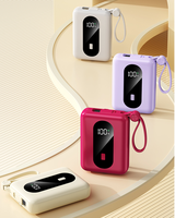 2024 Offre Spéciale Mini alimentation mobile portable est livrée avec câble PD20W logo imprimé de banque d'alimentation de grande capacité
