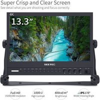 SEETEC P133-9HSD 13.3 Pouces Pro 1920x1080 SDI IPS Écran En Aluminium Design Professionnel LCD Full HD Directeur Moniteur de Diffusion