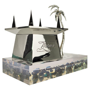 Vente en gros métal alliage d'aluminium gravé trophée personnalisé vache noix de coco perpétuel métal trophée tasse plaqué récompenses cadeaux - Product Image 4