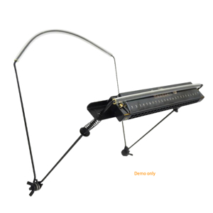 Supports pour instruments à vent H-10B, métal et caoutchouc revêtus de noir, support pour harmonica - Product Image 5