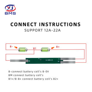 XJ <span class=keywords><strong>BMS</strong></span> 2S 5A 3.2V 7.4V 32700 18650 1MP LFP Lifepo4 <span class=keywords><strong>Lipo</strong></span>バッテリーボード<span class=keywords><strong>BMS</strong></span>回路NTC保護付き - Product Image 5