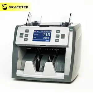 GRACE TECHNOLOGY machine value counting bill money counter banknote usd eur gbp cad mxn mix bill value counting money cash counter
