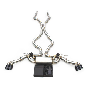Sistema de Escape Catback Personalizado con Válvula para X5 F15 M50i 4.4TT 2014-2018, Boska Racing, Alto Flujo, Acero Inoxidable, Silenciador - Product Image 1