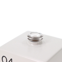 Vente en gros de flacon vaporisateur d'huile de parfum carré de luxe écologique flacon vide de 30ml 50ml 100ml design vaporisateur de parfum en verre de luxe