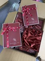 Boîte cadeau pliante de luxe, haute qualité, logo personnalisé, fermeture magnétique, carton rigide en papier
