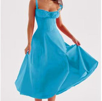 Robe d'été pour femmes, robe midi à bretelles spaghetti, imprimé floral de plage, bustier, col en V, fente croisée
