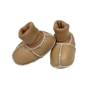 Winter Warm Thicken Sheepskin Children's Snow Boots Baby Shoes