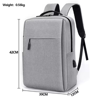 Mochila Personalizada con Logotipo para Hombre de Negocios, Mochila de Viaje para Estudiantes, Mochila Impermeable de Poliéster con USB, Diseño de Mochila Escolar para Portátil