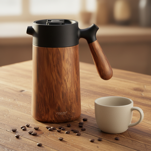 Cafetera Francesa de Acero Inoxidable con Aislamiento al Vacío PINKAH, 950 ml/32 oz, la Más Vendida, Mantiene la Temperatura de Café y Té Caliente o Frío Durante 24 Horas - Product Image 6