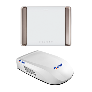 เครื่องปรับอากาศติดหลังคา 12000 บีทียู 1.5 แรงม้า 1 ตัน 220-240 โวลต์ 50/60 เฮิรตซ์ ใช้สารทำความเย็น R32 พร้อมระบบทำความร้อนและความเย็น - Product Image 1