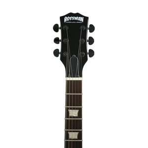 Guitarra Eléctrica Estilo Les Paul Edición Limitada BOSSMAN BLACKOUT de Eastern Music Hardluck Kings, Acabado Negro Mate Satinado - Product Image 3