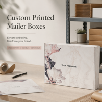 Boîte cadeau en marbre blanc imprimé floral, emballage de luxe pour mariage, logo personnalisé, vente en gros, carton rigide élégant