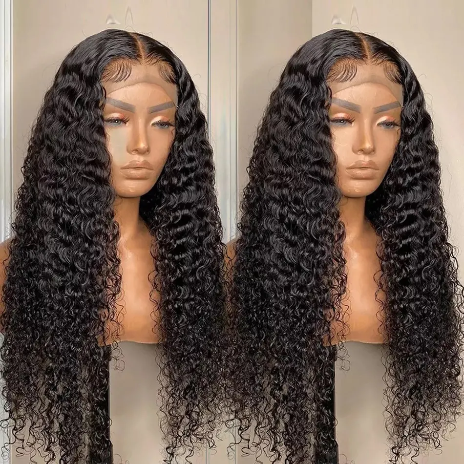 Tuneful Wholesale Mink Brazilian Lace Front Wigs Cuticle Aligned Virgin Hair Glueless Curly Human Hair Wigs For Black Women