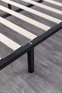 Accessoires de grande taille cadre de lit pliable, cadre en bois festonné et métal, pièces en fer - Product Image 6