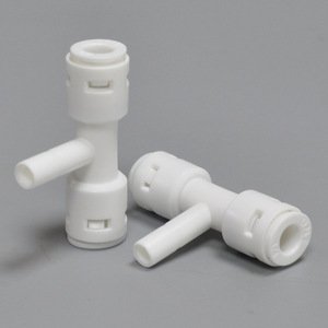 Connecteur en T pour purificateur d'eau, 1 entrée, en POM de qualité alimentaire, raccord rapide pour machine RO - Product Image 2