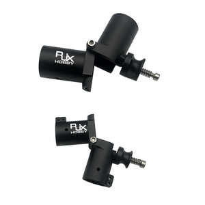 RJX 20/30mm Horizontal Folding Arm Parts for Agricultural Drones Aluminum Alloy Carbon Tube <b>Clamp</b> Adapter Connector Black Model - Product Image 3