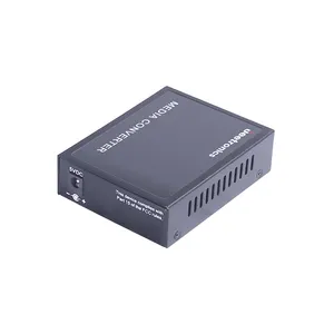 1x 10/100/1000Base-TX ke 1x 1000Base-FX SFP Port tidak dikelola Gigabit konverter Media serat Ethernet
