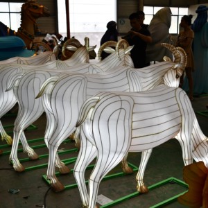 פנס סיני גדול בהתאמה אישית עם תאורה לאירועי תיור ליליים בחוץ ובפנים, קישוט תאורה בנושא חיות. - Product Image 4