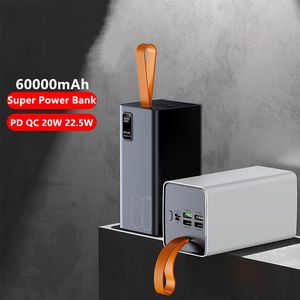 大容量60000mAhモバイルバッテリー LEDディスプレイ 4USBポート Type-C出力 PD 22.5W急速充電 ポータブル電源 - Product Image 4