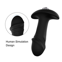 Silikon Analplug Vibrator Analmassagestab für Männer und Frauen Sexspielzeug Erwachsenenspielzeug für Frauen
