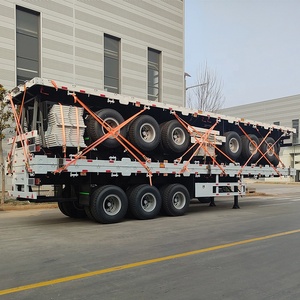 Nuevos camiones contenedores de <span class=keywords><strong>segunda</strong></span> <span class=keywords><strong>mano</strong></span> y <span class=keywords><strong>remolque</strong></span> Contenedor de 40 pies <span class=keywords><strong>Remolque</strong></span> de tres ejes <span class=keywords><strong>Remolque</strong></span> contenedor de <span class=keywords><strong>un</strong></span> <span class=keywords><strong>eje</strong></span> - Product Image 4