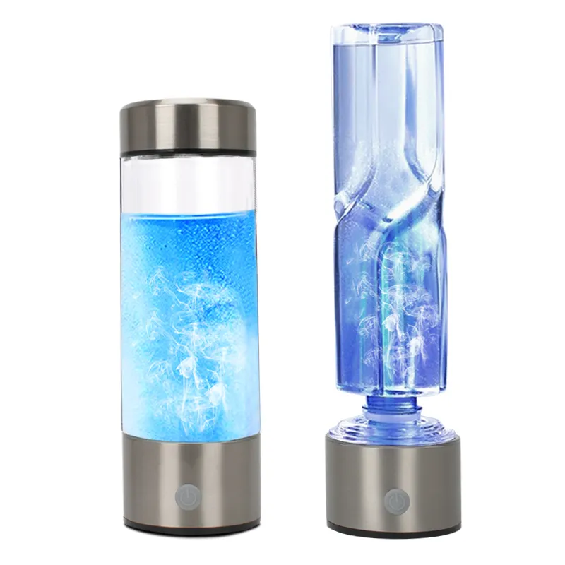 2024 Hot Selling hydrogen water bottle glass hydrogen water bottle 1600ppb hydrogen rich water bottle sport