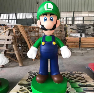 Venta Caliente Esculturas de Mario Bros de Tamaño Real Estatua de Mario y <span class=keywords><strong>Luigi</strong></span> de Resina para Decoración de Centros Comerciales y Jardines - Product Image 4