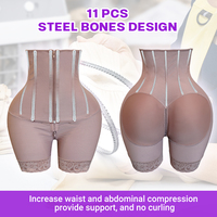 Shorty gainant taille haute épais à compression, effet rehausseur de fesses, Fajas Colombianas Moldeadoras, post-opératoire BBL pour femmes