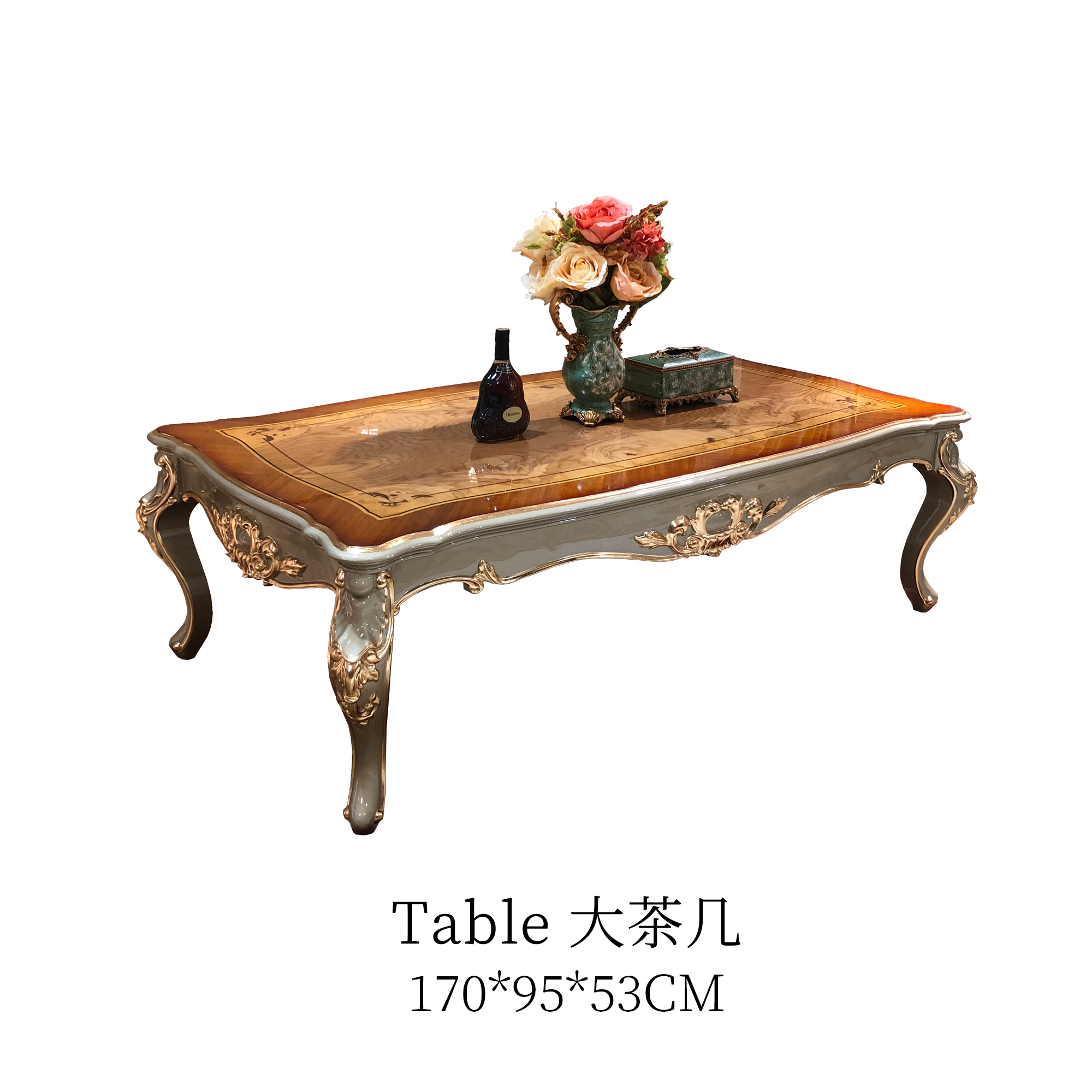 Cadre en bois massif placage bois naturel (grand coffe