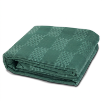 Tapis de camping extérieur en PVC écologique avec envers en mousse, fabriqué à la machine, avec œillets, sac de transport, clous, pour camping-car, patio, jardin, pique-nique, plage, remorque