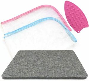 <span class=keywords><strong>Asse</strong></span> <span class=keywords><strong>da</strong></span> <span class=keywords><strong>Stiro</strong></span> Portatile con Copertura in Lana Spessa e Tessuto Non Tessuto Resistente al Calore, Supporto per Ferro <span class=keywords><strong>da</strong></span> <span class=keywords><strong>Stiro</strong></span> per Uso Domestico e Armadio - Product Image 2