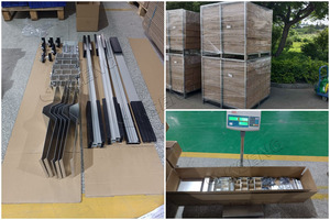 ระบบติดตั้งบัลลาสต์พลังงานแสงอาทิตย์บัลลาสต์หลังคาแบนอลูมิเนียมสำหรับแผงโซลาร์เซลล์ - Product Image 6