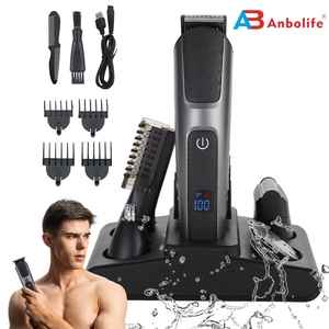 Anbolife Ensemble de toilettage pour hommes <span class=keywords><strong>Tondeuse</strong></span> personnelle Aspirateur Voiture <span class=keywords><strong>Tondeuse</strong></span> à cheveux électrique Appareil d'épilation <span class=keywords><strong>Tondeuse</strong></span> pour hommes - Product Image 2