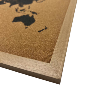 Tableau d'affichage en liège avec carte du monde, mémo décoratif, couture, bureau, maison, étude, cadres d'affichage pour la Nouvelle-Zélande - Product Image 4