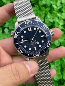 Wholesale Factory Price <b>Mechanical</b> Diver 300m 8806 Movement 007 Titanium Case <b>Watches</b> Men's Wrist Super Luxury Relojes Hombre - Product Image 2