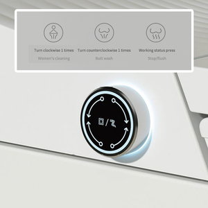 Inodoro Inteligente de Una Pieza con Autolimpieza, Sensor de Apertura Automática, Descarga Sifónica, Bidé Automático - Product Image 4