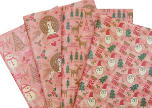 אמנות ורוד אמנות חג המולד נייר אריזת יער ולנטיין מתנה קישוט נייר עטיפה נייר עטיפה - Product Image 2
