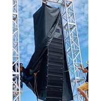 Boutum I-5000ND Enceinte Line Array 2 voies 12 pouces 450W à aimant néodyme, boîtier métallique, portable, pour concerts en intérieur et extérieur, sonorisation de scène et DJ