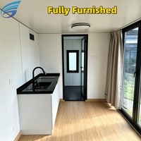 Rumah Kapsul Modular Modern Mewah Prefabrikasi Apple Cabin yang Dapat Disesuaikan untuk Hotel, Homestay, Kantor, Glamping, dan Penggunaan Luar Ruangan yang Dapat Dipindahkan