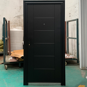 TECHTOP <span class=keywords><strong>Porte</strong></span> principale extérieure moderne en fer métallique Autre <span class=keywords><strong>porte</strong></span> pour la maison <span class=keywords><strong>Entrée</strong></span> principale d'<span class=keywords><strong>entrée</strong></span> principale <span class=keywords><strong>de</strong></span> sécurité <span class=keywords><strong>Porte</strong></span> en acier avec serrure - Product Image 2